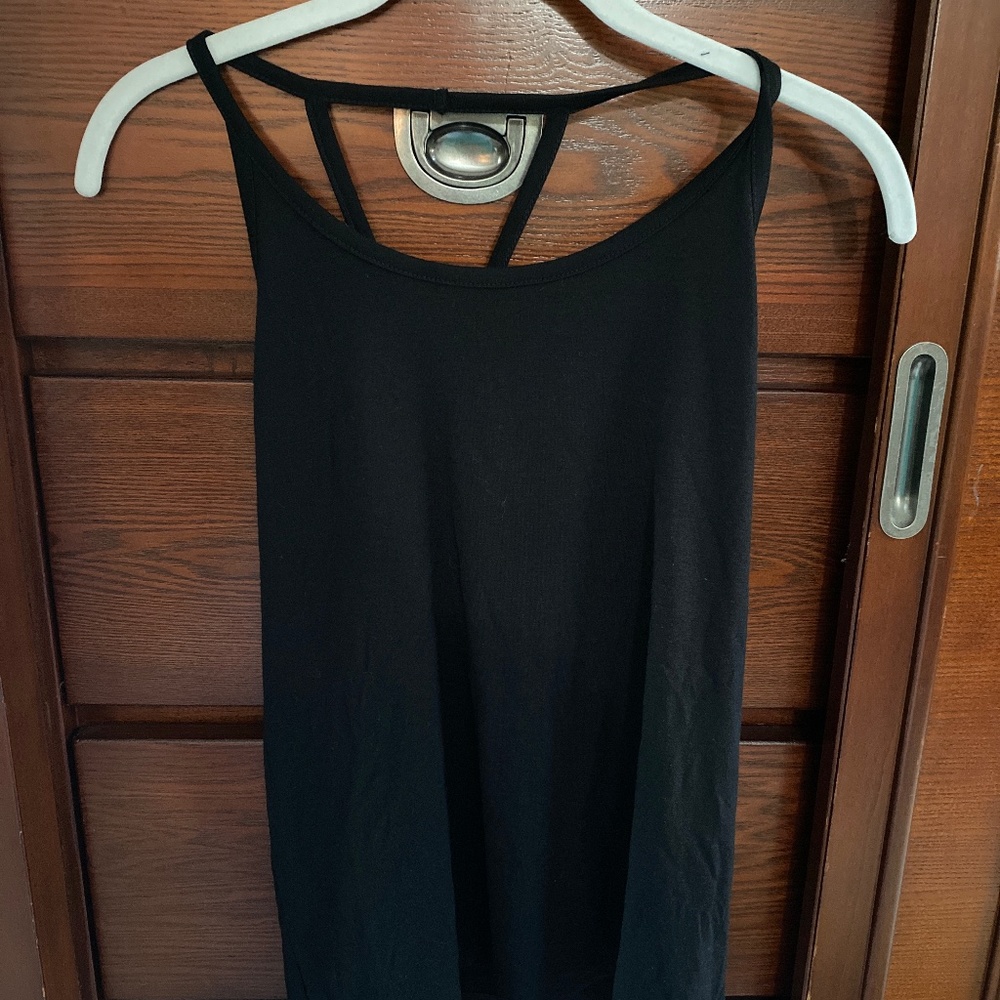 Black Racerback Tank Top